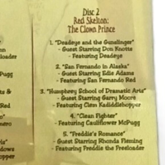 Red Skelton Classic Comedy Collectors Series: Volumes 1 & 2 DVD 2001 Brand NEW - Picture 8 of 8